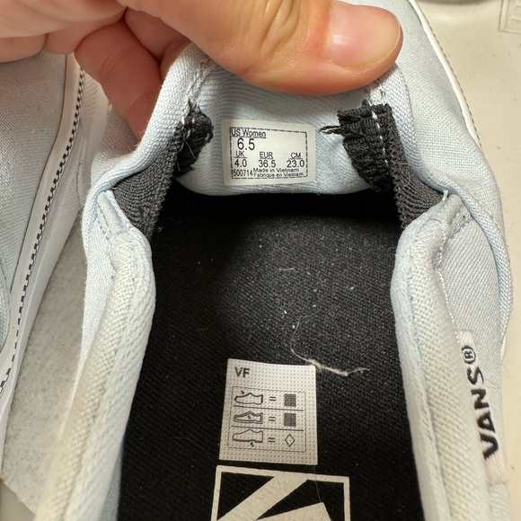 Baby blue Vans - Picture 7 of 7